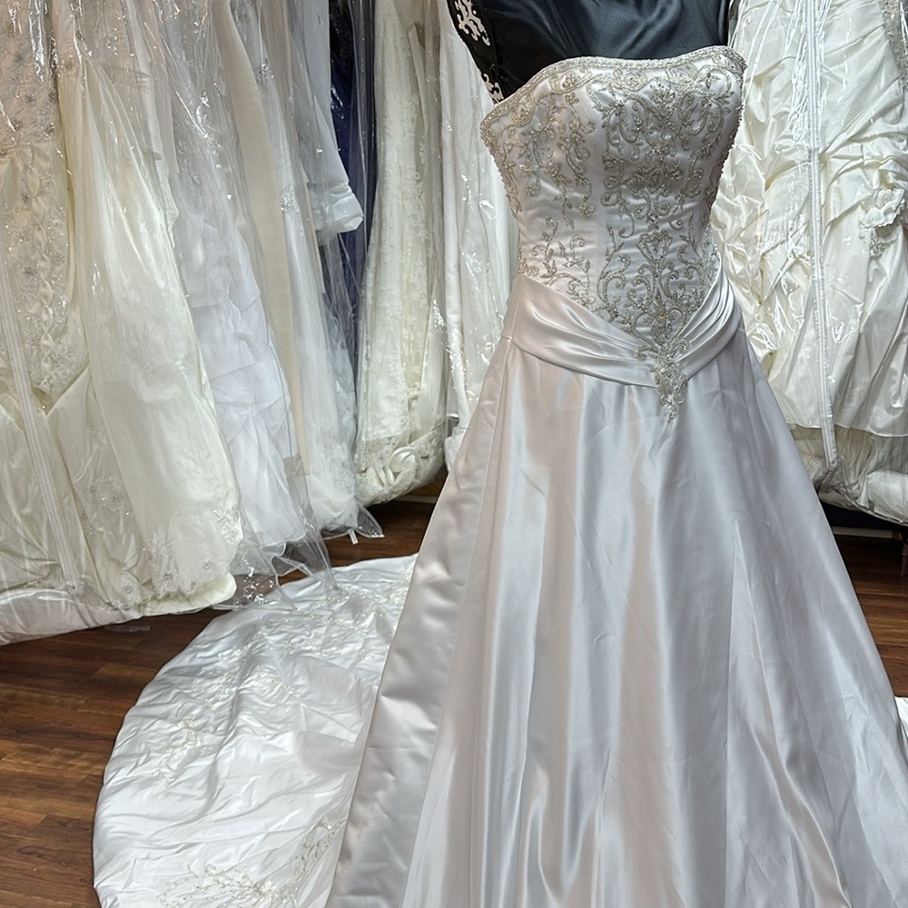 Gorgeous A-line Wedding Gown